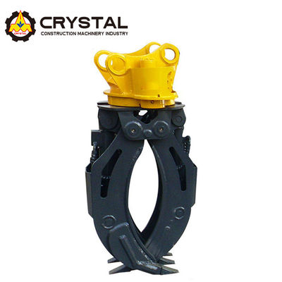 Máy đào tùy chỉnh Đường kéo quay thủy lực Log / Ironware Grab For Excavator